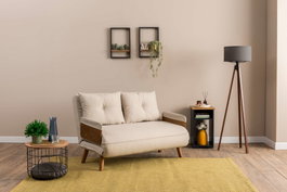 Atelier Del Sofa Cosmo Sofá-Cama de 2 Plazas - Crema